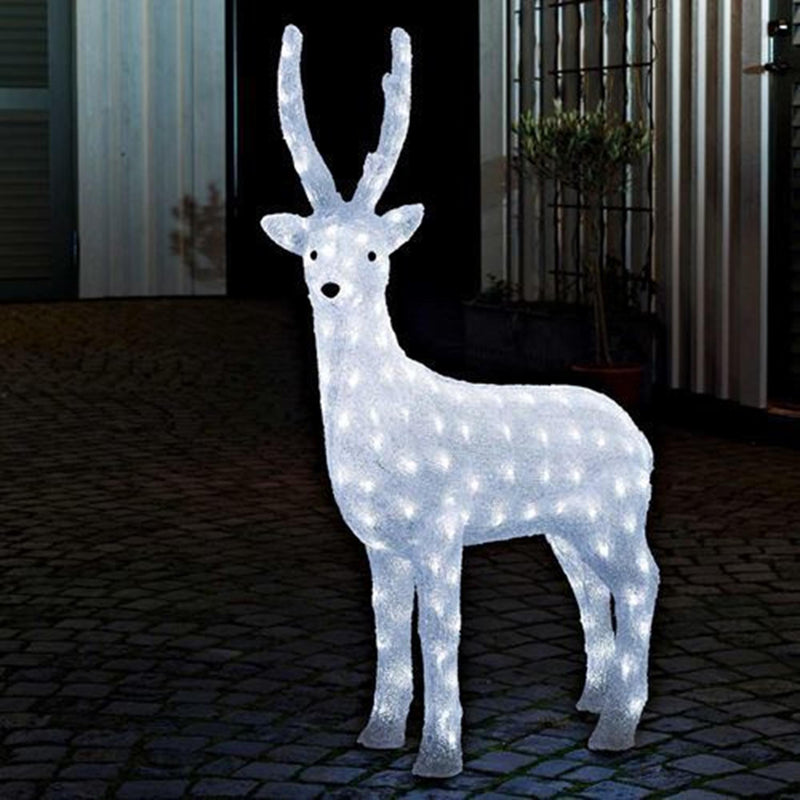 1.05m Acrylic Reindeer LED Lit Christmas Display
