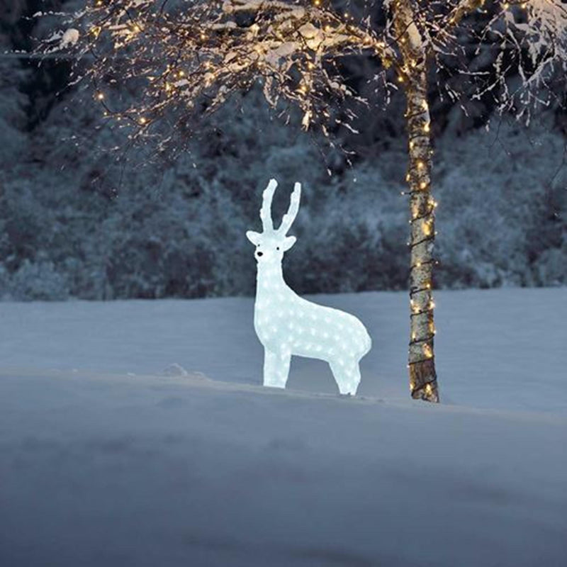 1.05m Acrylic Reindeer LED Lit Christmas Display