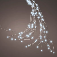 1.8m Tree Lights with 408 Cool White LEDs on Silver Wire