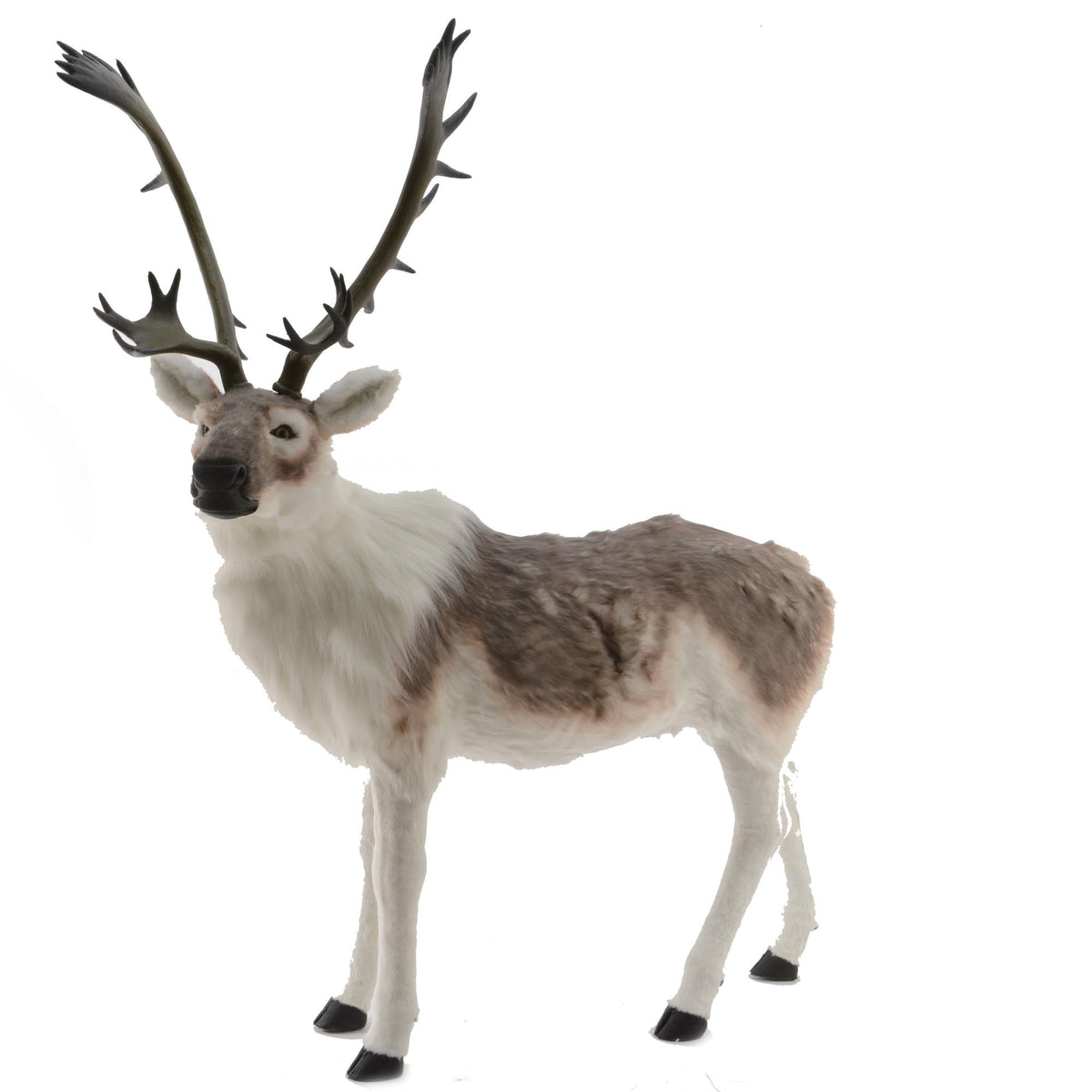 1.8m Plush Lifesize Reindeer with Antlers Commercial Display