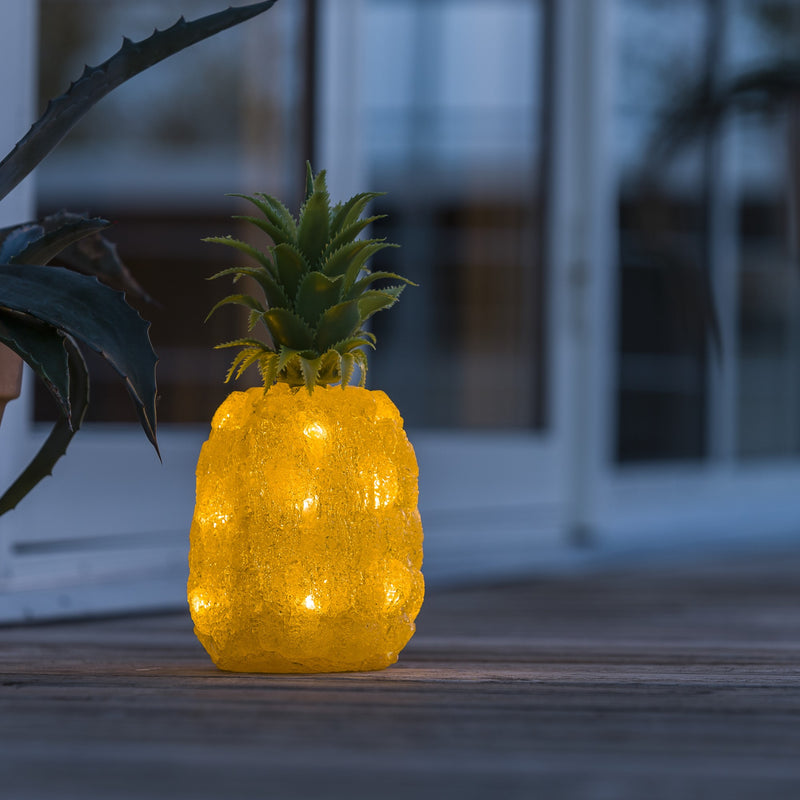 LED Lit Acrylic Pineapple