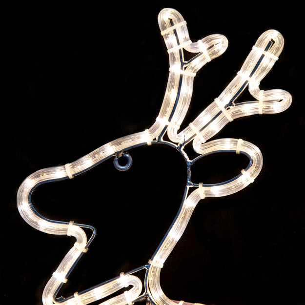 70cm Running Reindeer Warm White LED XP Silhouette Motif