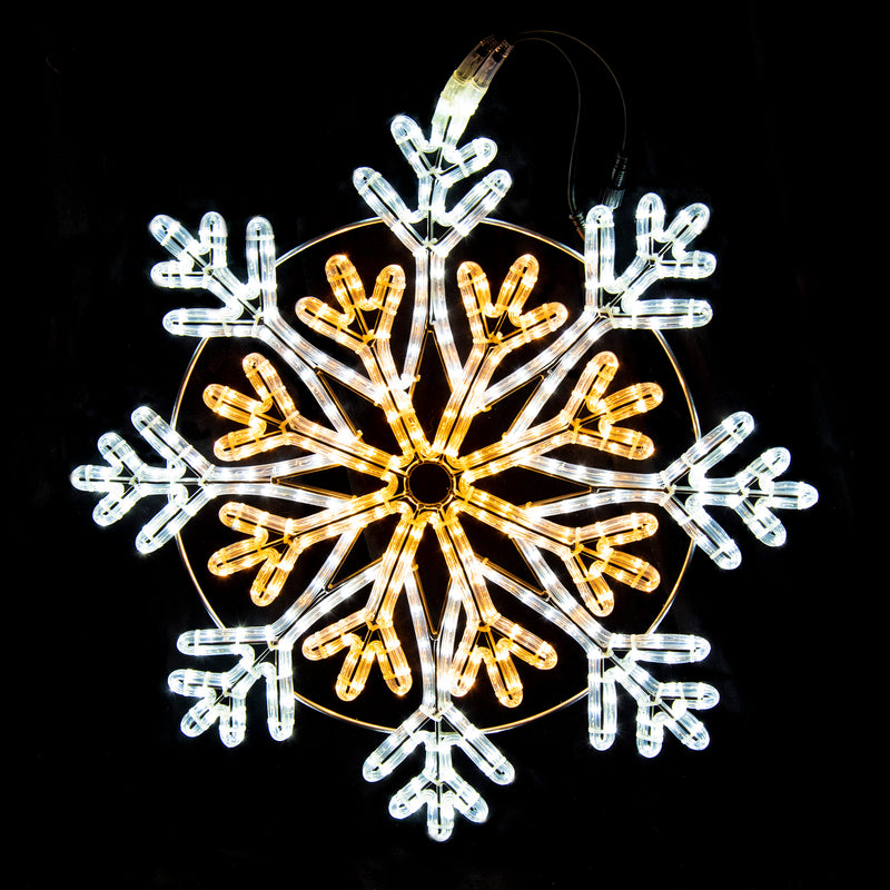 90cm LED Snowflake Display XP Silhouette Motifs