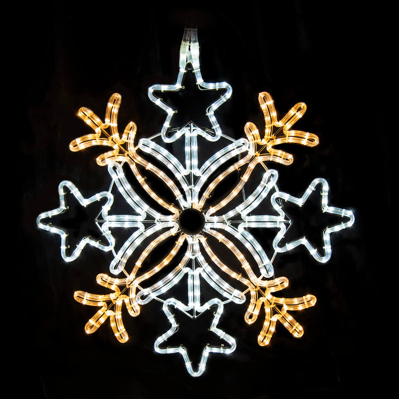 80cm Starflake Display XP Christmas Silhouette Motifs
