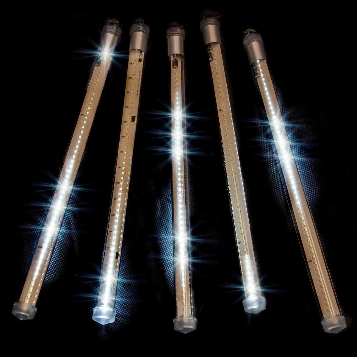 Set of 5 50cm Digital XP Connectable Giant Ice White Snowtubes