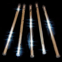 Set of 5 50cm Digital XP Connectable Giant Ice White Snowtubes