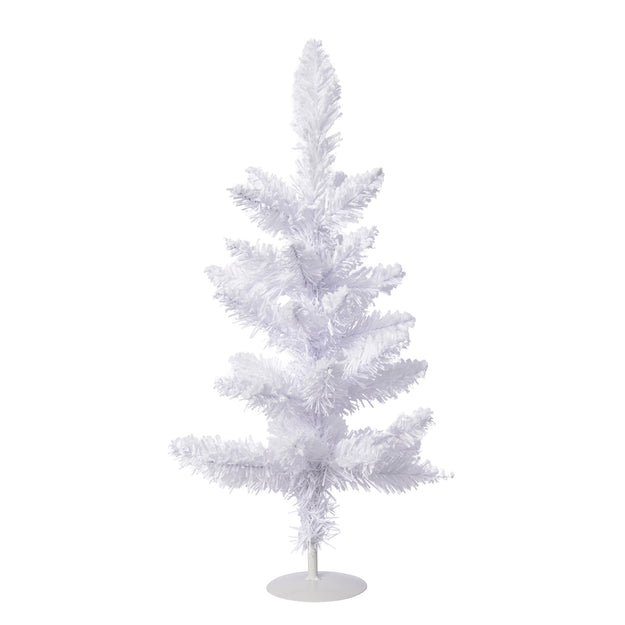 2ft Snowy White Pencil Mini Christmas Tree