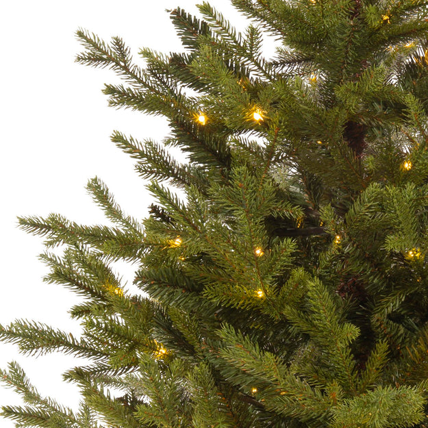 3ft Norway Spruce Potted Artificial Christmas Tree with 60 Warm White LEDs