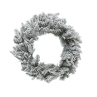 50cm Grey Grandis Frosted Luxury Christmas Wreath
