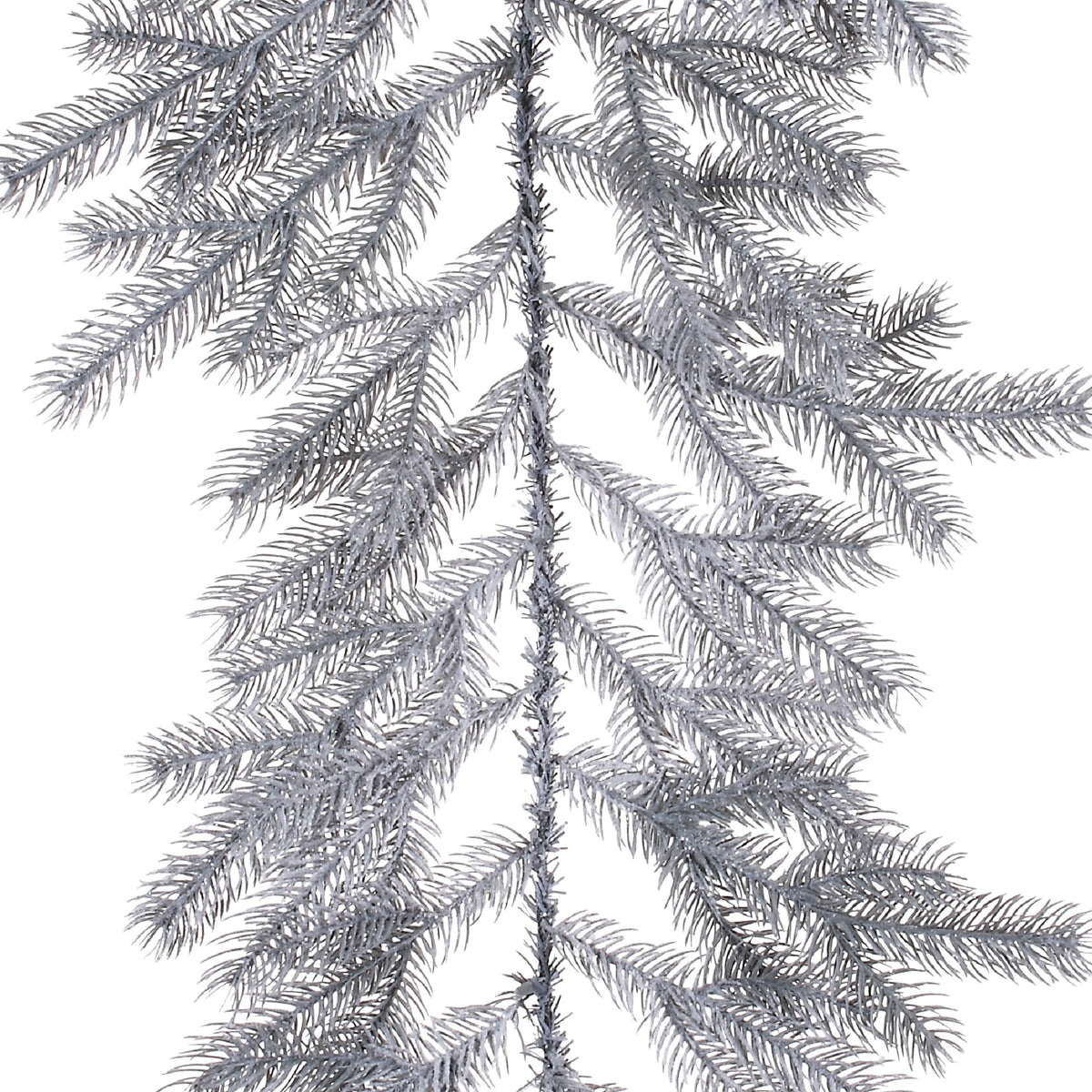 2.7m Grey Grandis Frosted Luxury Christmas Garland