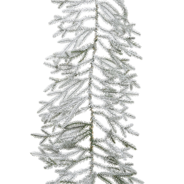 2.7m Everlands Luxury Snowy Norway Christmas Garland