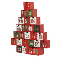 Boy Girl and House Patchwork Christmas Advent Calendar