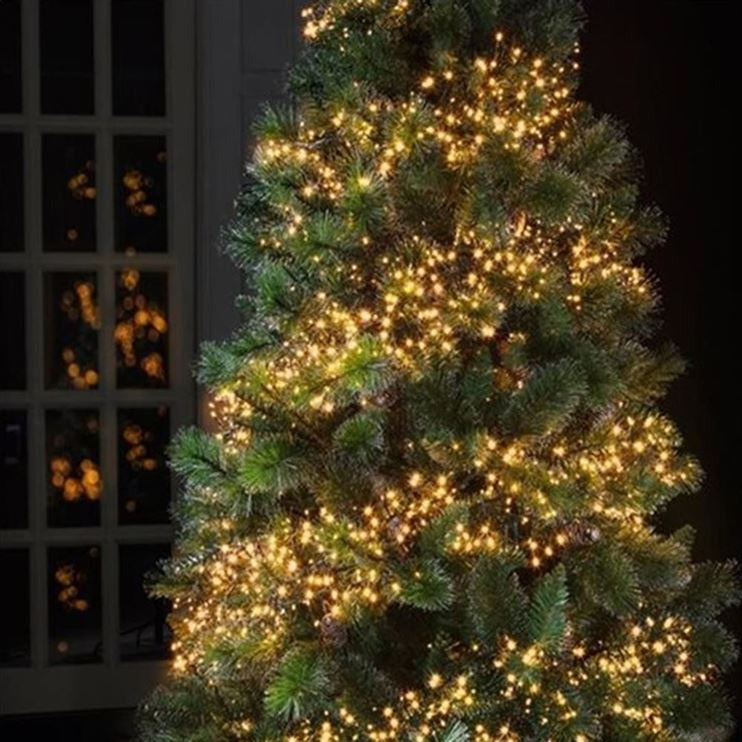 480 Vintage Gold Multi Action LED Cluster Lights with Timer