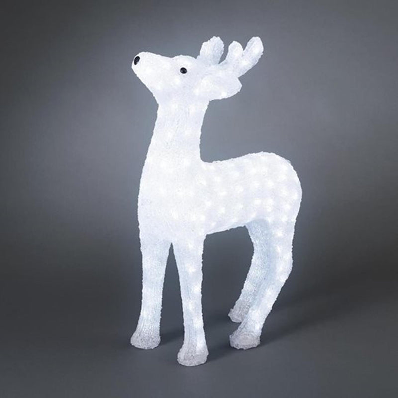 Large Acrylic Reindeer with 176 Bright White LEDs