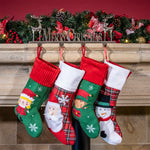 Giant Merry Christmas 4 Hook Stocking Hanger
