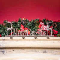 Giant Merry Christmas 4 Hook Stocking Hanger