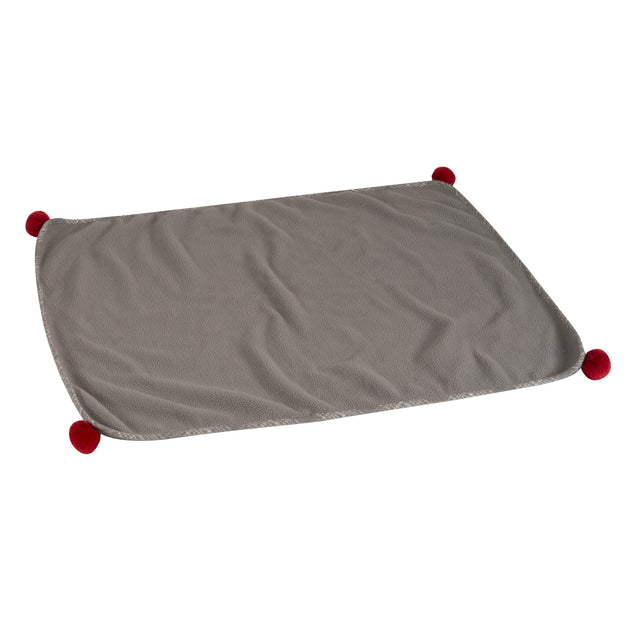 Grey Plaid Comforter