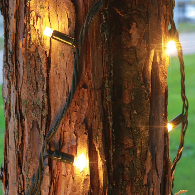 500 Warm White Extendable XP XL 10mm Connectable Lights 15m Extension Set - Static and Flashing