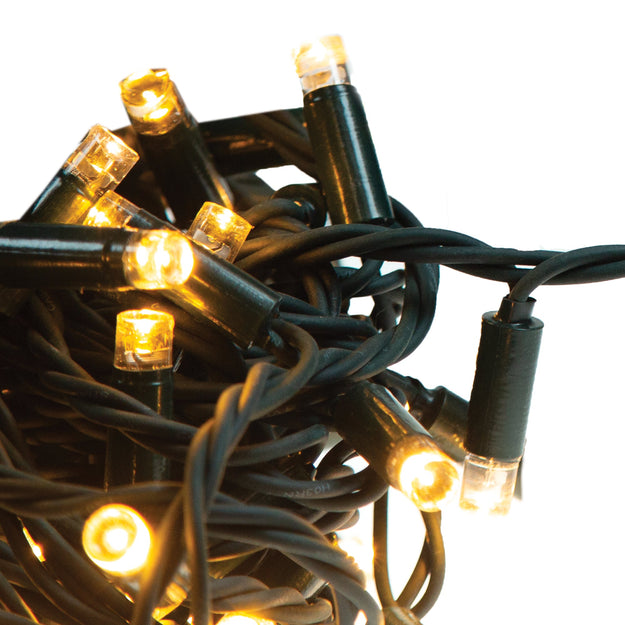 500 Warm White Extendable XP XL 10mm Connectable Lights 15m Extension Set - Static and Flashing