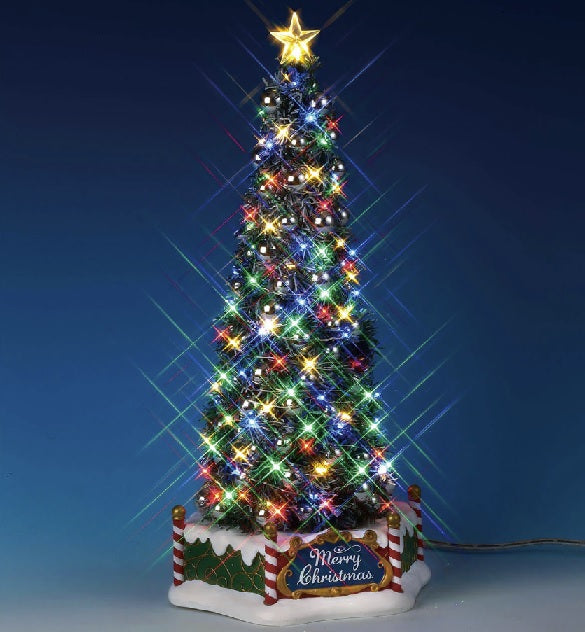 Lemax Giant Majestic Christmas Tree with Lights and Star