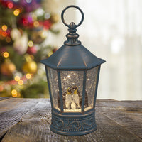Magic Water Spinner Lantern with Penguin Family