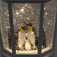Magic Water Spinner Lantern with Penguin Family
