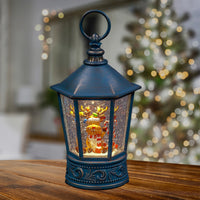 Christmas Water Lantern with Reindeer and Candy Cane