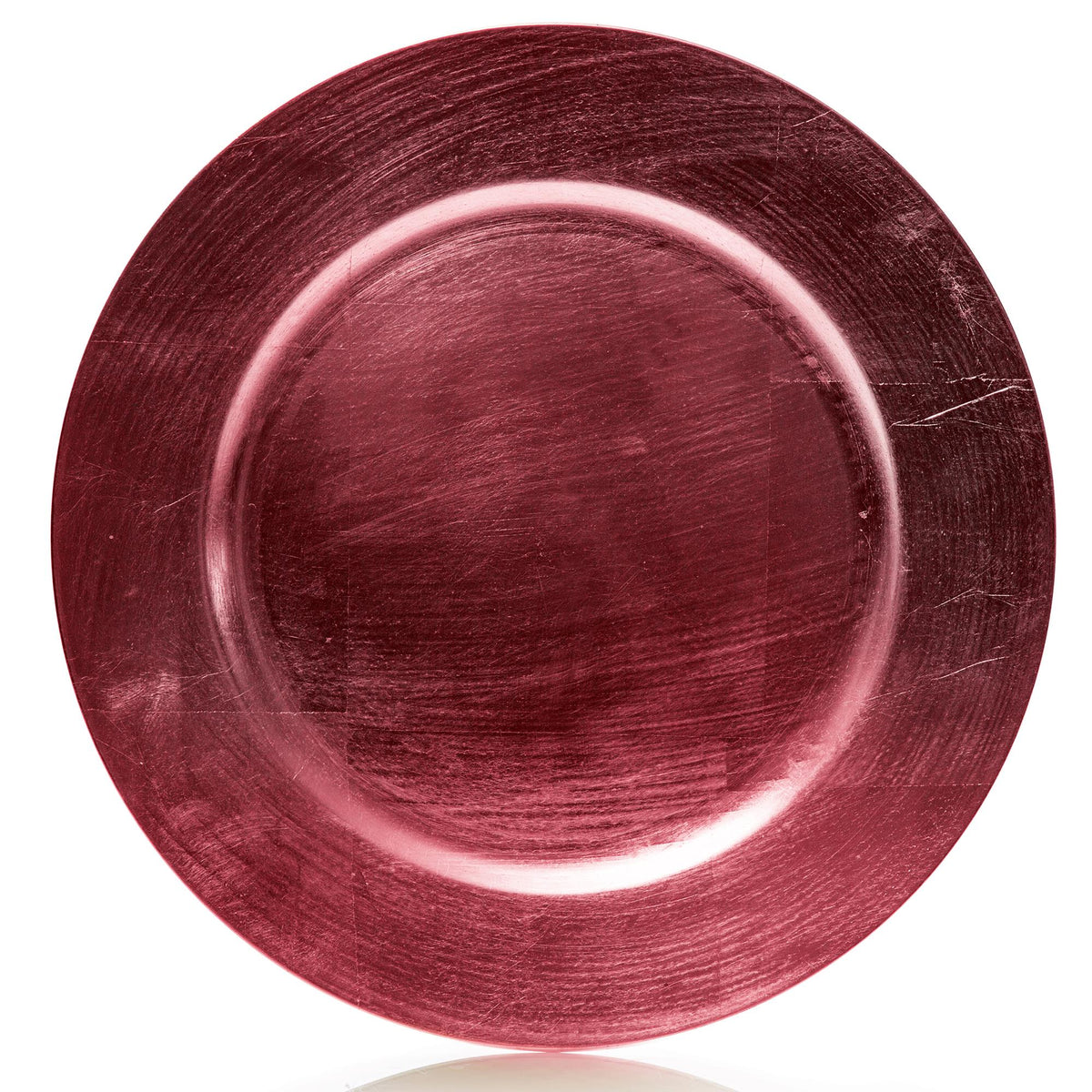 Red Christmas Charger Plate