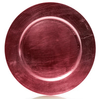 Red Christmas Charger Plate