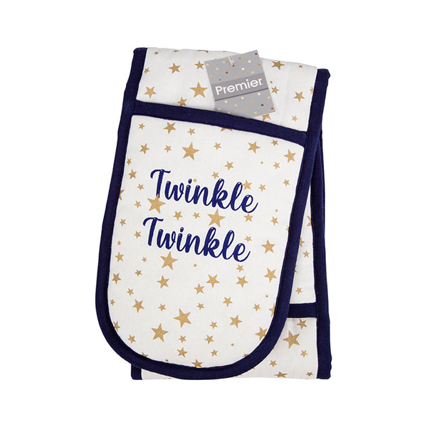 Twinkle Twinkle Christmas Double Oven Glove 1