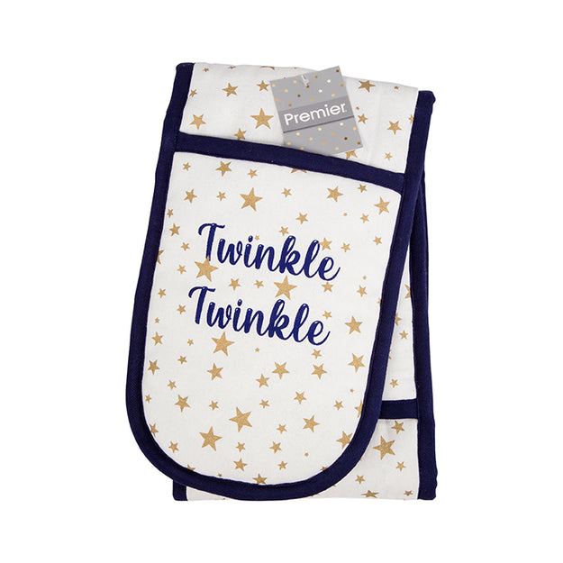 Twinkle Twinkle Christmas Double Oven Glove