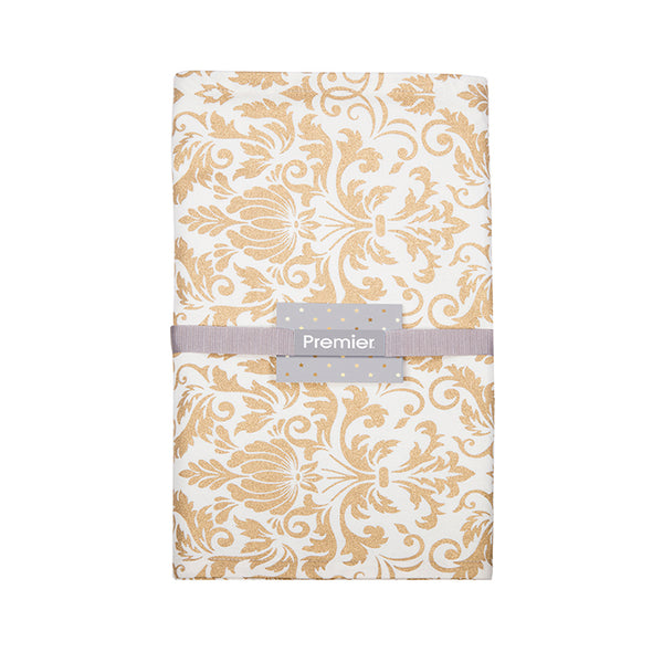 2m Champagne Gold Design Christmas Table Runner