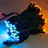 100 Multi Coloured Mains Powered Connectable LED Lights