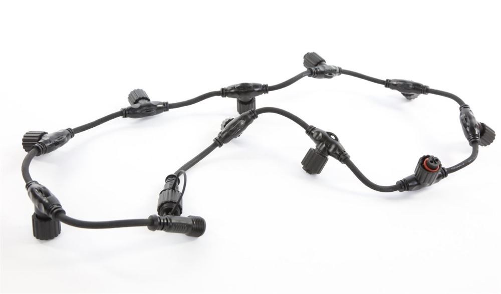 XP Range Connectable Curtain Top 1.25m Black Cable