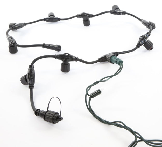 XP Range Connectable Curtain Top 1.25m Black Cable