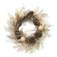 60cm Luxury Champagne Gold Christmas Door Wreath