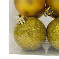 Pack of 24 Gold Christmas Tree Baubles