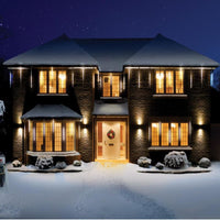Pack of 15 70cm White LED Snowing Shower Christmas Lights