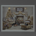 50cm Sleeping Pets Christmas Wall Canvas
