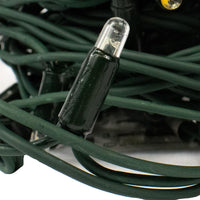 100 LED Warm White Outdoor Extendable XP Connectable Lights Extension Set