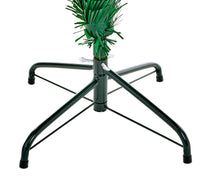 6ft Slim LED Colour Changing Star Indoor Fibre Optic Christmas Tree