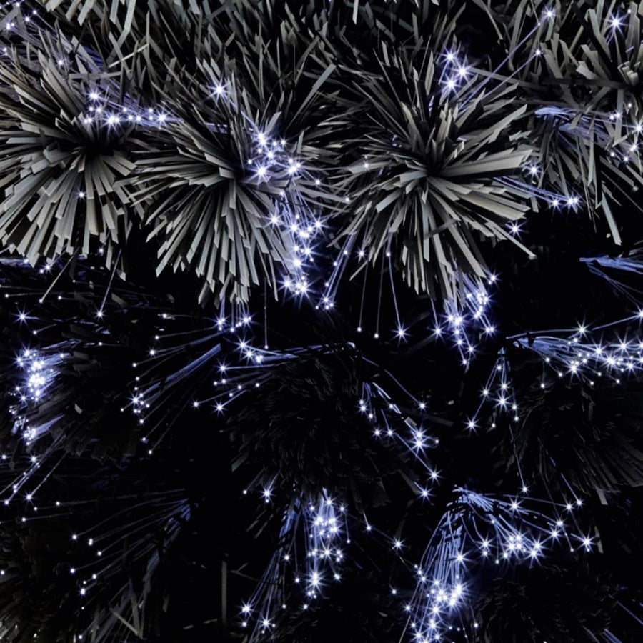 6ft Ombre Fibre Optic Pencil Christmas Tree