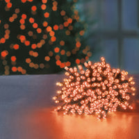 200 Orange Supabrights Multi Action LED String Lights with Timer