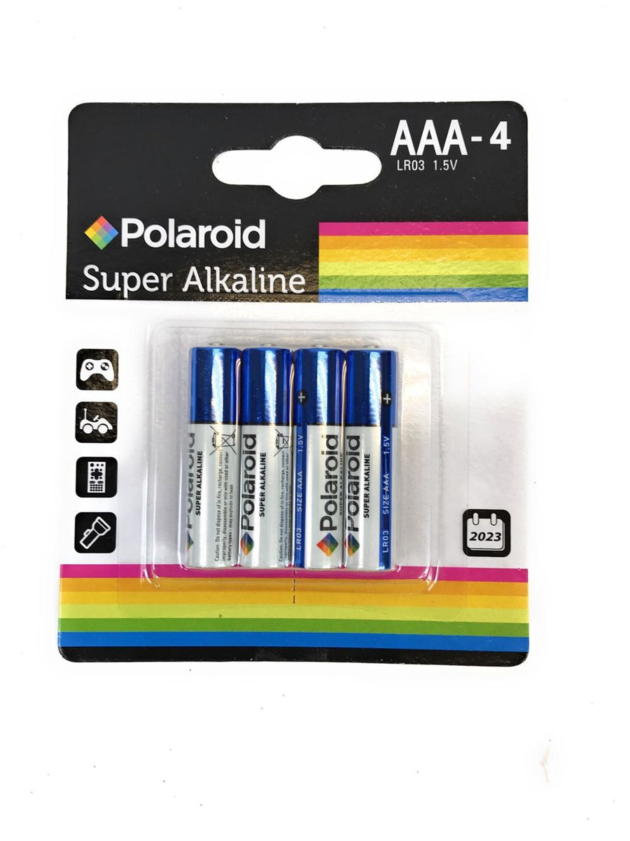 4 Pack of AAA Alkaline Batteries