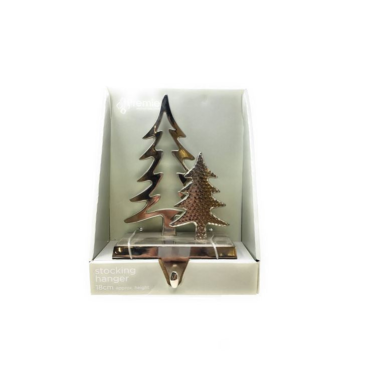 Metal Christmas Tree Stocking Hanger