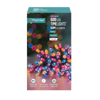 600 Rainbow Multi Action Battery Powered LED Lights with Timer