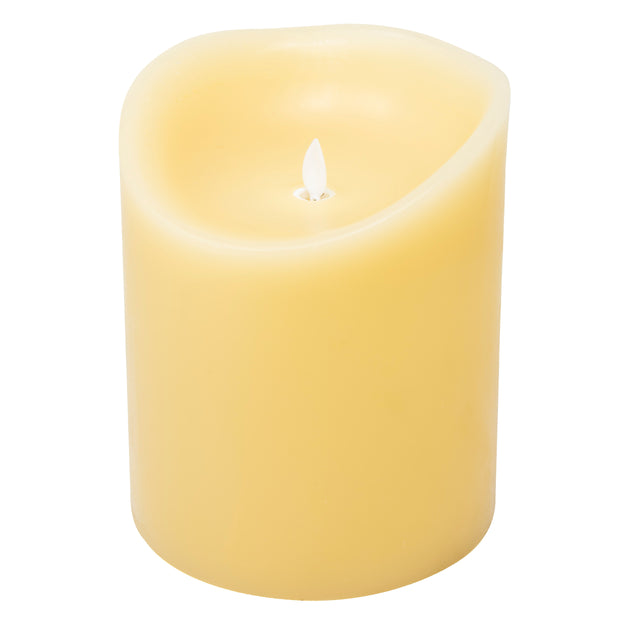 18cm Cream Dancing Flame Candle
