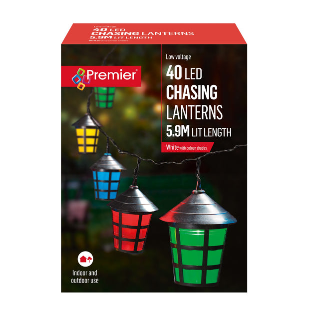 40 Multi Action Traditional LED Chasing Lantern Lights