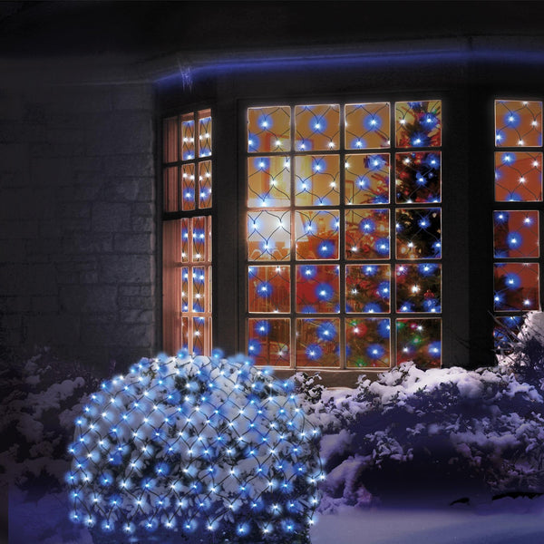 360 Blue and White Multi Action LED Net Light 3.5m x 1.2m