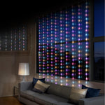 240 Rainbow LED Waterfall Curtain Light 1.5m x 2m
